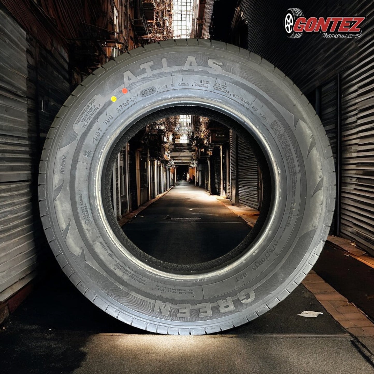 175 70 R13 Atlas Green