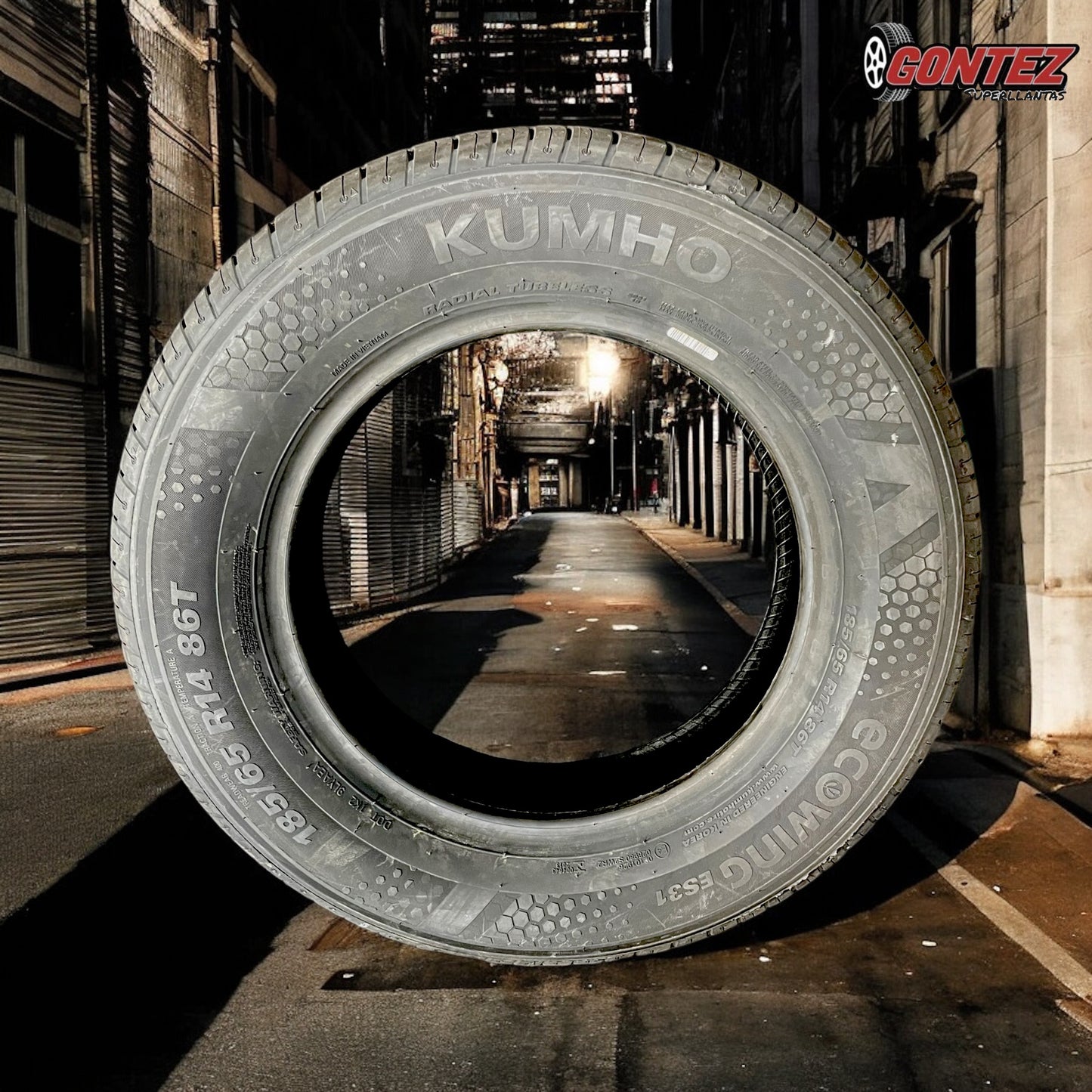 185 65 R14 Kumho ES31 Ecowing