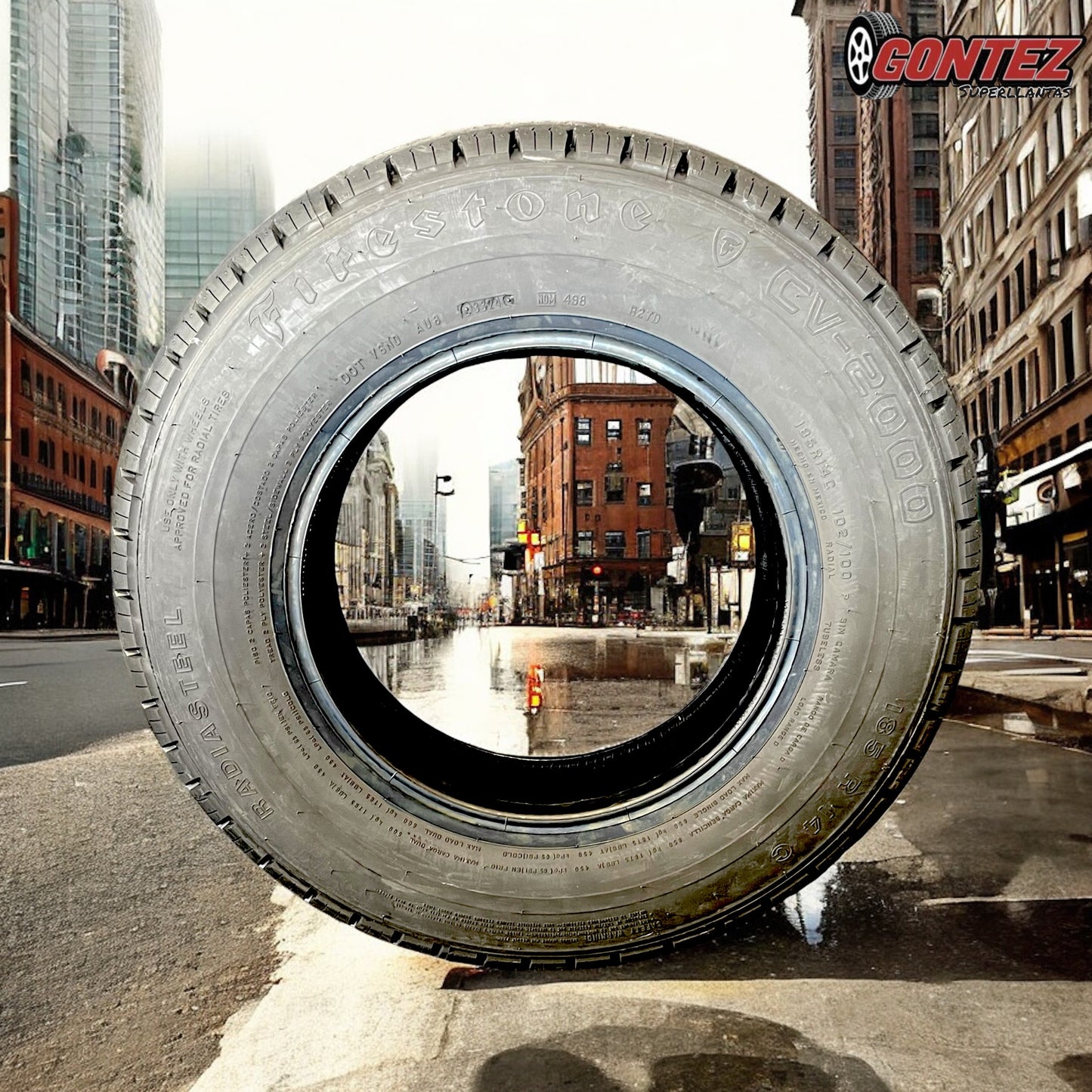 185 R14 Firestone CV2000